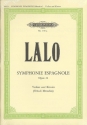 Symphonie espagnole op.21 fr Violine und Orchester fr Violine und Klavier