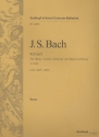 Konzert d-Moll nach BWV1060 fr Oboe, Violine, Streicher und Bc Violoncello / Kontrabass