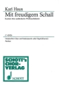 Mit freudigem Schall fr gem Chor und Instrumente oder Orgel Partitur (dt)