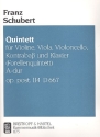 Quintett A-Dur D667 op.114 - Forellenquintett fr Violine, Viola, Violoncello, Kontraba und Klavier