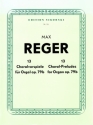 13 Choralvorspiele op.79b fr Orgel