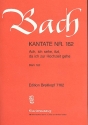 Ach ich sehe itzt da ich zur Hochzeit gehe Kantate Nr.162 BWV162 Klavierauszug (dt)