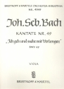 Ich geh und suche mit Verlangen Kantate Nr.49 BWV49 Viola