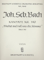 Wachet auf ruft uns die Stimme Kantate Nr.140 BWV140 Viola