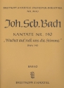 Wachet auf ruft uns die Stimme Kantate Nr.140 BWV140 Violoncello / Kontrabass