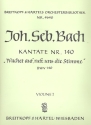 Wachet auf ruft uns die Stimme Kantate Nr.140 BWV140 Violine 1