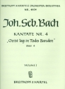 Christ lag in Todesbanden Kantate Nr.4 BWV4 Violine 1