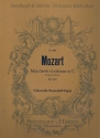 Missa brevis et solemnis C-Dur KV259 fr Soli, Chor und Orchester Violoncello / Kontrabass