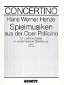 Spielmusiken fr Orchester Partitur