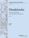 Konzert-Ouverture Nr.1 zu Shakespeares 'Sommernachtstraum' op.21 fr Orchester Partitur