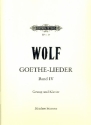 Goethe-Lieder Band 4 fr Singstimme (original) und Klavier (dt)