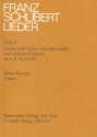 Lieder Band 6 Lieder nach Texten von Mayrhofer u.a. Op.6,8,36,65,98 (hohe Stimme)