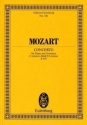 Konzert c-Moll KV491 fr Klavier und Orchester Studienpartitur