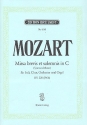 Missa brevis C-Dur KV220 fr Soli (SATB), Chor und Orchester Klavierauszug (la)