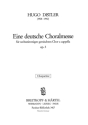 Eine deutsche Choralmesse op.3 fr gem Chor Partitur (dt)