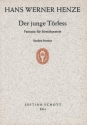 Der junge Trless fr 3 Violinen, 2 Violen und Violoncello Studienpartitur