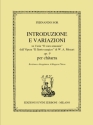 Introduzione e variazioni su l'aria 'o cara armonia' op.9 per chitarra