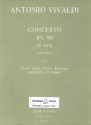 Concerto D-Dur PV155 fr Flte, Oboe, Violine, Fagott und Bc Partitur und Stimmen