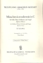 Missa brevis C-Dur KV220 fr Soli, Chor und Orchester Chorpartitur