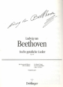 6 geistliche Lieder op.48 fr Singstimme und Klavier