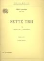 7 Trii per violino, viola e violoncello