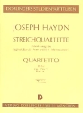 Streichquartett B-Dur op. 1,1 Hob.III:1   Studienpartitur Barrett-Ayres, Reginald, Ed.