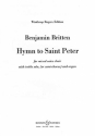 Hymn to Saint Peter op. 56a fr Sopran, gemischter Chor (SATB) und Orgel Chorpartitur