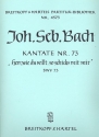 Herr wie du willt so schicks mit mir Kantate Nr.73 BWV73 Partitur