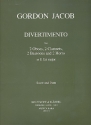 Divertimento E flat for wind octet score and parts