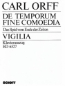 De temporum fine comoedia fr Soli, Sprecher, Chor und Orchester Klavierauszug - Fassung von 1979