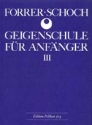 Geigenschule fr Anfnger Band 3