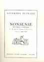 Nonsense per coro (SATB) Partitur (dt/en)