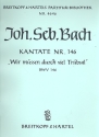 Wir mssen durch viel Trbsal Kantate Nr.146 BWV146 Partitur