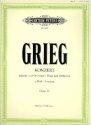 Konzert a-Moll op.16 fr Klavier und Orchester Partitur