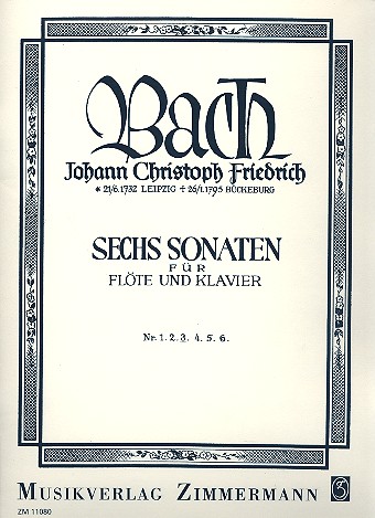 Sonate Nr.3 aus 6 Sonaten fr Flte und Klavier