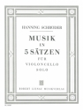 Musik in 5 Stzen fr Violoncello solo