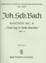 Christ lag in Todesbanden Kantate Nr.4 BWV4 Viola 1