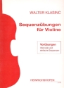 Sequenzbungen fr Violine Vorbungen, Intervalle und einfache Sequenzen