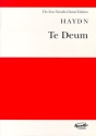 Te deum laudamus for satb choir and orchestra vocal score (la)