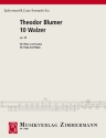 10 Walzer op.56 fr Flte und Klavier Sptromantik