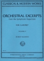 Orchestral Excerpts vol.3 for clarinet