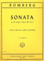 Sonata B flat major op.38,3 for cello and piano