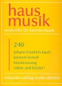 Konzert d-Moll fr Oboe und Orchester Klavierauszug fr Oboe und Klavier