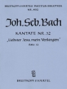 Liebster Jesu mein Verlangen Kantate Nr.32 BWV32 Partitur (dt)