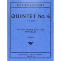 Quintet no.6 G major for 2 violins, viola and 2 cellos parts