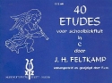 40 etudes voor sopraanblokfluit