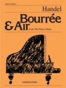 Bourree and Air from the Water Music for piano (easy)