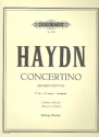 Concertino C major for piano and strings for two pianos