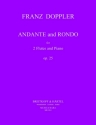 Andante and Rondo op.25 for 2 flutes and piano