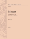 Missa brevis d-Moll KV65 fr Chor und Orchester Violine 2